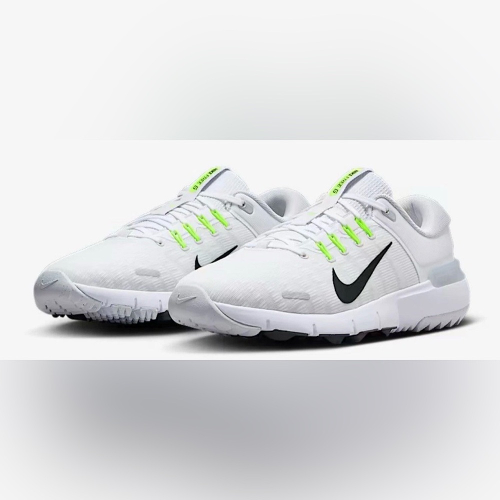 Nike Free Golf NN Men’s Golf Shoes-White/Black/Platinum-Various Sizes NIB⛳️